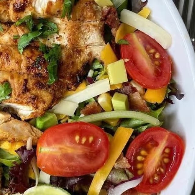 Chicken Caesar Salad.